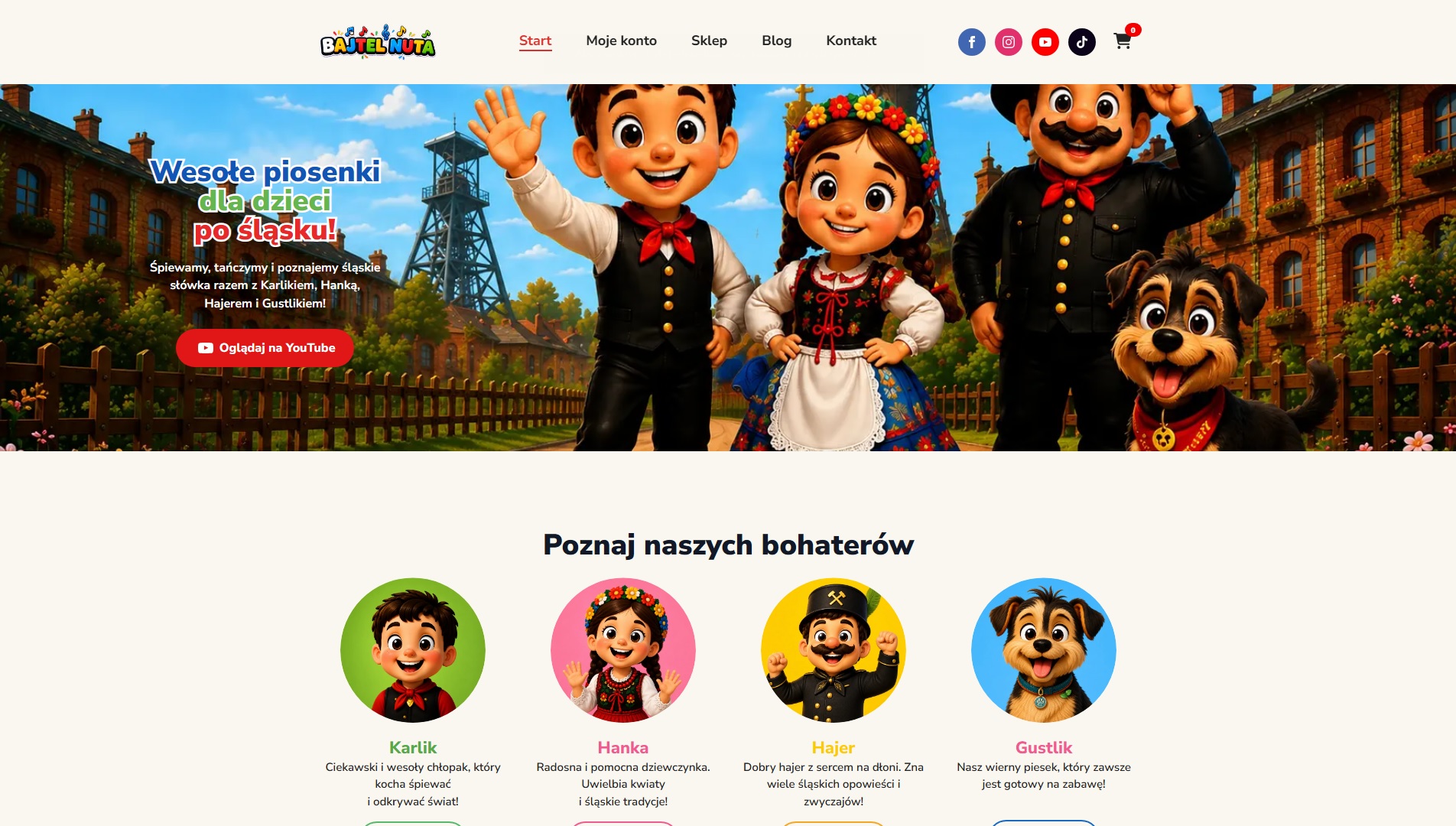 Bajtel Nuta – Piosenki dla dzieci po śląsku