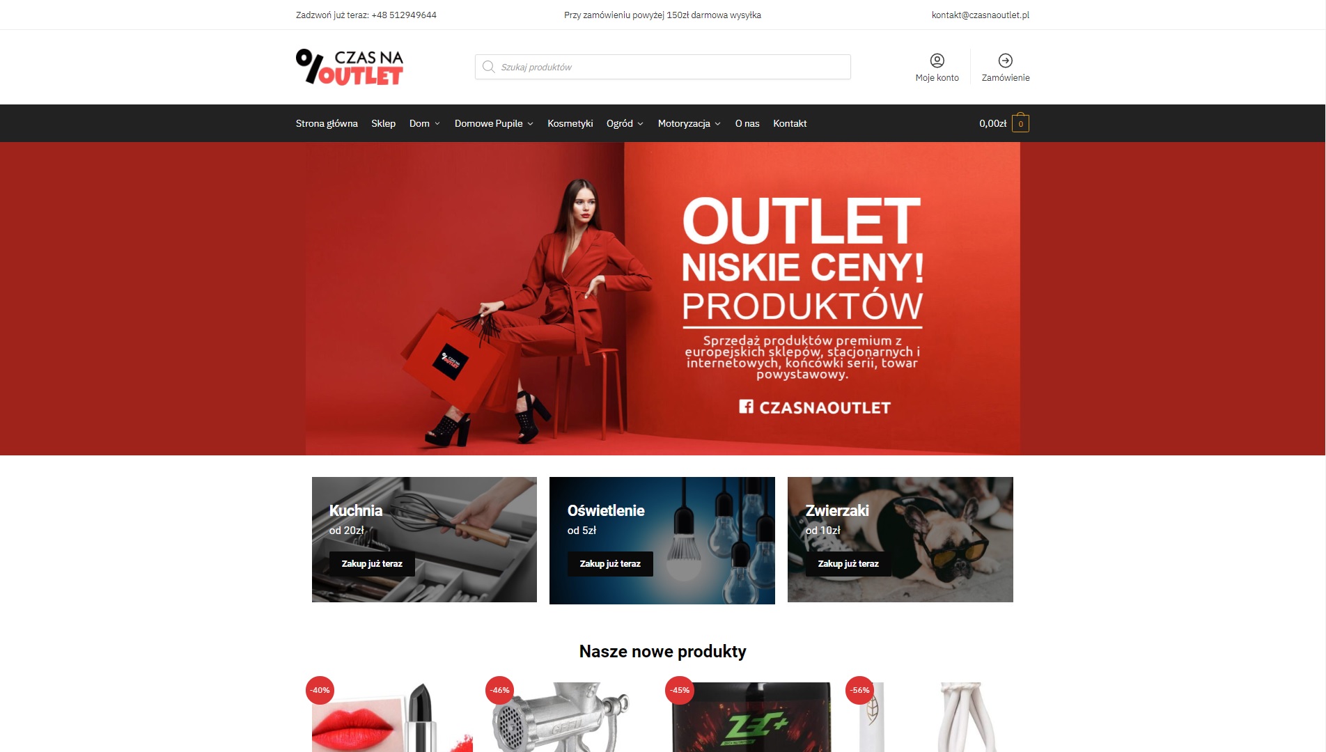 Czas na Outlet – Sklep internetowy z produktami outletowymi