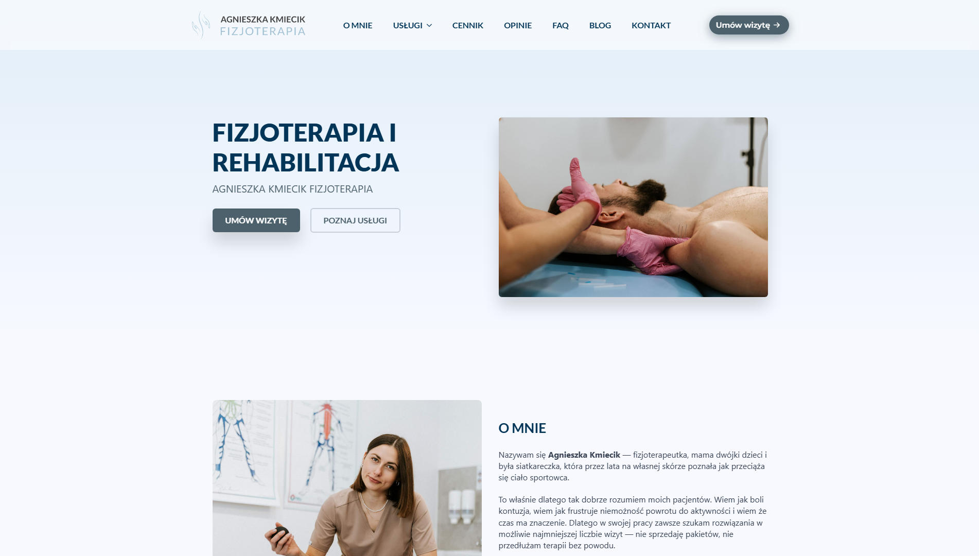 Agnieszka Kmiecik – Fizjoterapia i Rehabilitacja