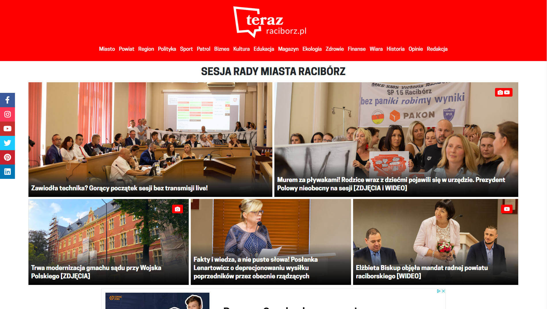 TerazRaciborz.pl – Regionalny portal informacyjny